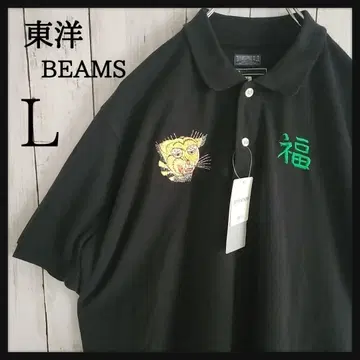 [미사용 택 포함] 테일러 토요 BEAMS 피케 셔츠 자수
