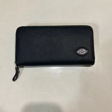 Dickies 라운드 지퍼 장지갑 블랙