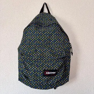 90s EASTPAK 백팩 MADE IN USA 모자이크 올 패턴 백팩