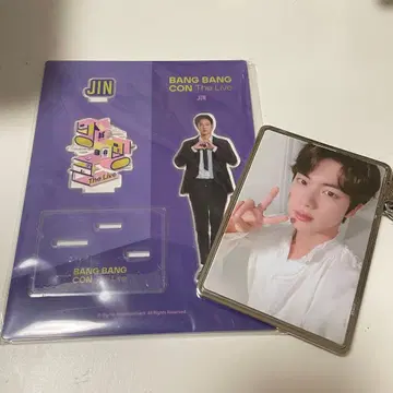 BTS JIN BANG BANG CON 아크릴 스탠드 트레이딩 카드 세트