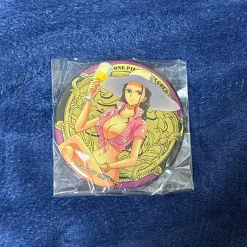 원피스 로빈 굿즈 캔뱃지 금의 호적 캔뱃지 GOLD