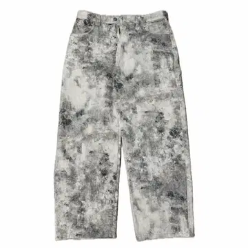 ZARA 카모 무늬 데님 팬츠