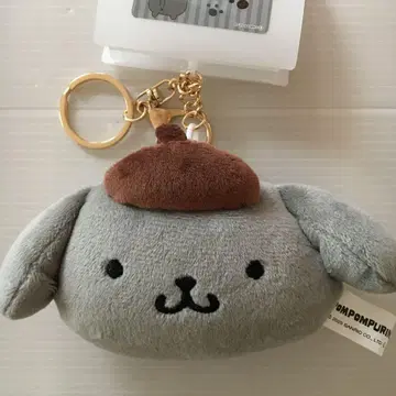 산리오 흑백 폼폼푸딩 참 키링 시마무라