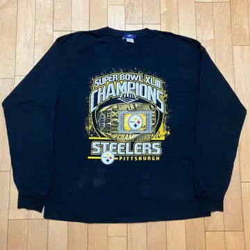 리복 NFL 스틸러스 긴팔 티셔츠 XL