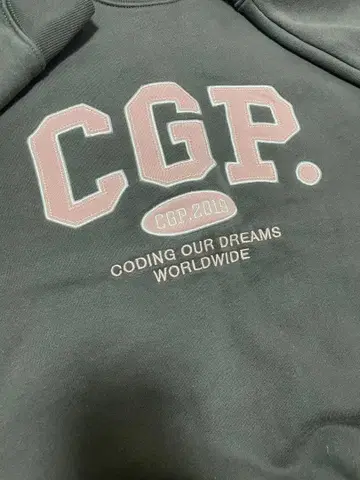 Codegraphy CGP 맨투맨 그레이 트레이닝복 M 사이즈