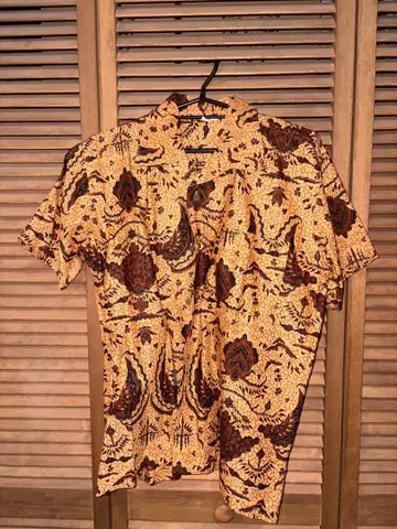 바틱 셔츠 Hand Made Batik Shirt S 사이즈