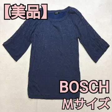 [ 새상품급 ] BOSCH 티셔츠 7부 기장 라메 소재 M 사이즈 상당