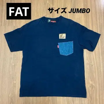 FAT 에프에이티 데님 포켓 부착 티셔츠 JUMBO (XXL)