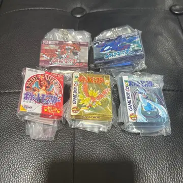포켓몬 패키지 & 카트리지 키링 컬렉션 1996-2002 5종