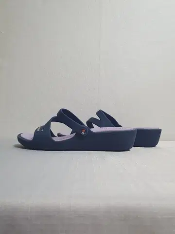 크록스 파트리시아 웨지 샌들 네이비 라벤더 240mm