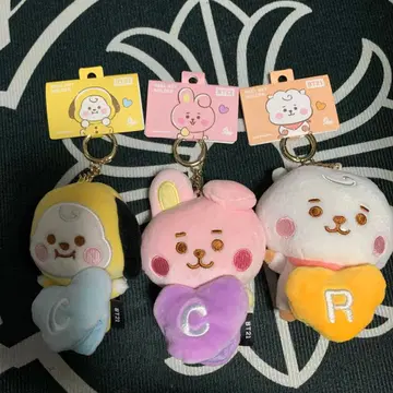 BT21 릴 키링 세트 3개