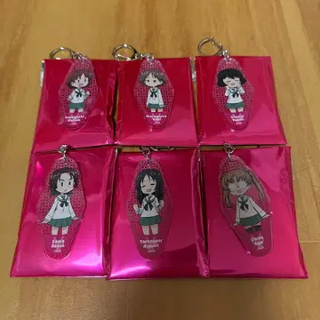 걸즈 & 판처 더 러브러브 작전입니다! 토끼 씨 팀 전종 아크릴 키링