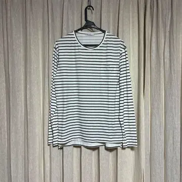 에르마노 셰르비노의 보더 무늬 긴팔 티셔츠