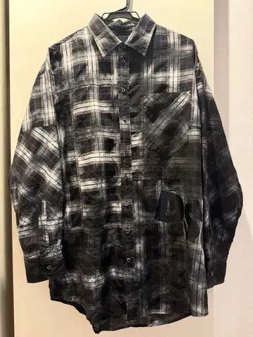 새상품급 DSQUARED2 더티 체크 셔츠 48
