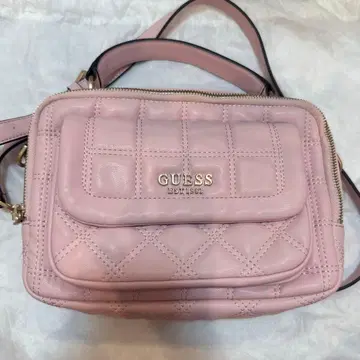 GUESS 숄더백 핑크 퀼팅