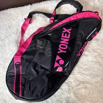 [ 고품질 ] YONEX 라켓 3way 백 블랙 핑크 대용량