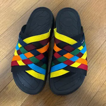 MALIBU 샌들 멀티 컬러 뜨개질