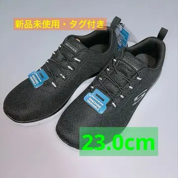 [ 미사용 새상품 ] SKECHERS 스니커즈 슬립온 블랙 23.0cm