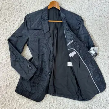 택 포함 JACK&JONES 광택 테일러드 자켓 y2k 나일론 느낌
