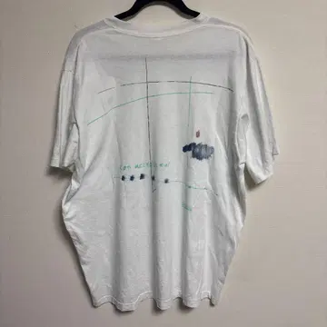 90s USA제 아트 프린트 T셔츠 L 싱글 스티치 빈티지