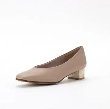 스퀘어토 힐 펌프스 베이지 카네마츠 kanematsu 23cm