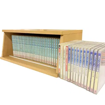 [ 묶음 판매 ] 미쿠 히바리 CD 대전집 수납 랙 포함 46장