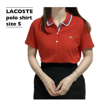 LACOSTE 라코스테 피케 셔츠 원포인트 자수 로고