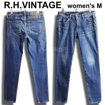 R.H. VINTAGE W73cm 슈퍼 스키니 데님 스트레치 중농