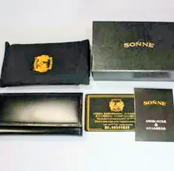 SONNE 키케이스 블랙 코도반 고급품