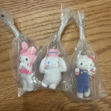 [새상품] 산리오 미니어처 참 라이브 캐릭터 3종 세트