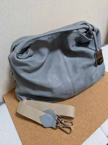 [ 가격 인하 ] FURLA 2WAY 토트백 라이트 블루
