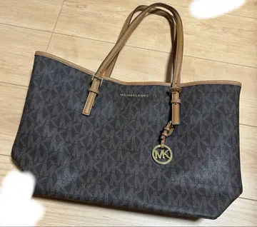 MICHAEL KORS 토트백 브라운 올 패턴