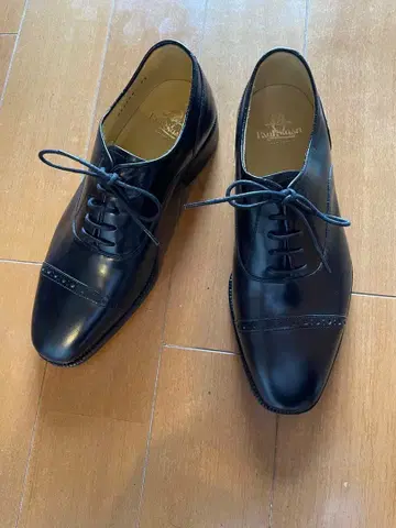 [ 새상품급 ] Paul Stuart 스트레이트 팁 블랙 24cm EEE