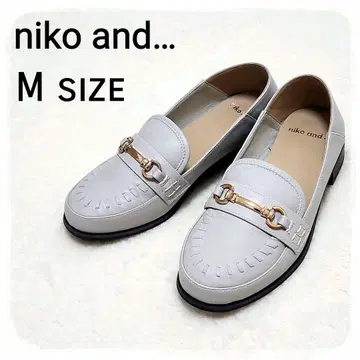 미사용 새상품 niko and - 여성용 M 모카신 로퍼