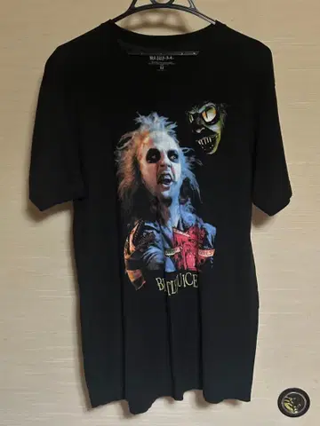 비틀쥬스 BEETLEJUICE 영화 티셔츠 블랙 M 멕시코