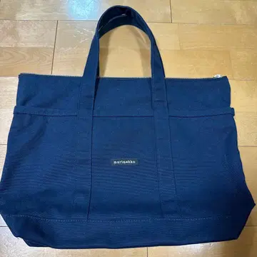 마리메꼬 토트백 캔버스 네이비