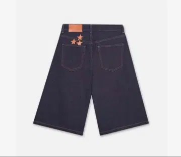 Scuffers 데님 하프 팬츠 별 자수