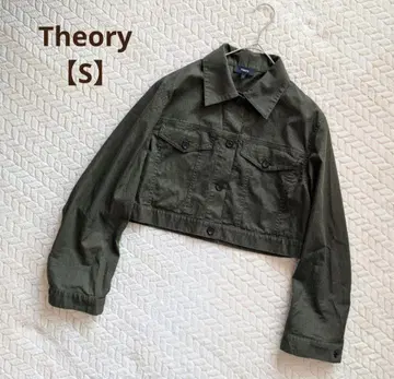 [ 새상품급 ] 24ss Theory 크롭 트래커 자켓 띠어리