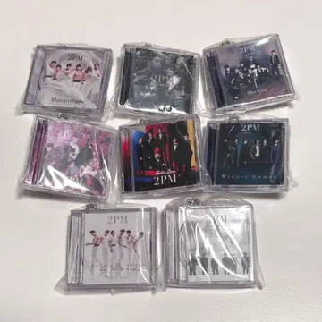 2PM 미니 CD 컬렉션 키링 8종 세트