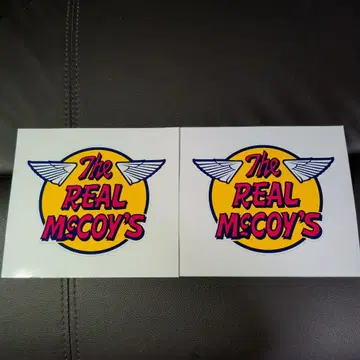 The Real McCoy's 스티커 2장 세트