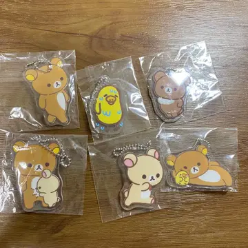 리락쿠마 아크릴 키링 컬렉션 키이로이토리 코리락쿠마