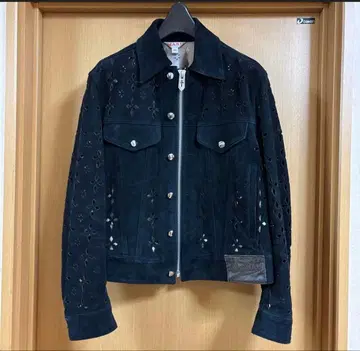 MASU 23SS 다이아몬드 컷 레더 재킷 44