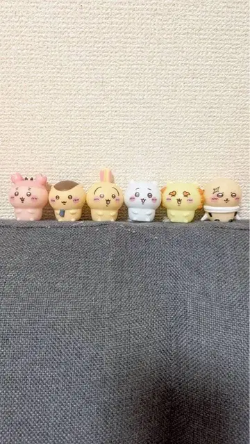 치이카와 퐁당 소프트 비닐 미니 피규어 6개 세트