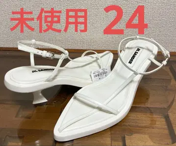 미사용 JIL SANDER 질 샌더 스트랩 힐 샌들