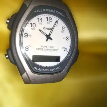 CASIO ILLUMINATOR 아날로그 디지털 손목시계 +1000엔으로 배터리 교환
