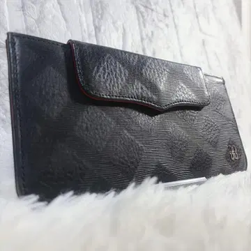 [ 컨디션 최상 ] DAKS LONDON 닥스 장지갑 천연 가죽 블랙