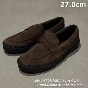 VANS 반스 로퍼 V196CF CN 스웨이드 브라운 27.0