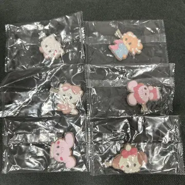 mikko characters 플로키 헤어 클립 6종 세트