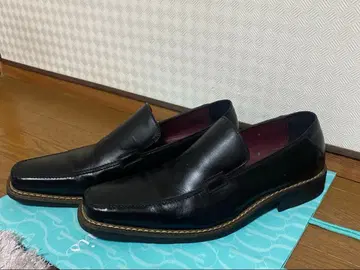 리걸 남성용 스퀘어토 로퍼 블랙