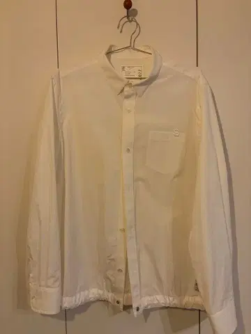 sacai THOMAS MASON 셔츠 자켓 화이트 사이즈 3